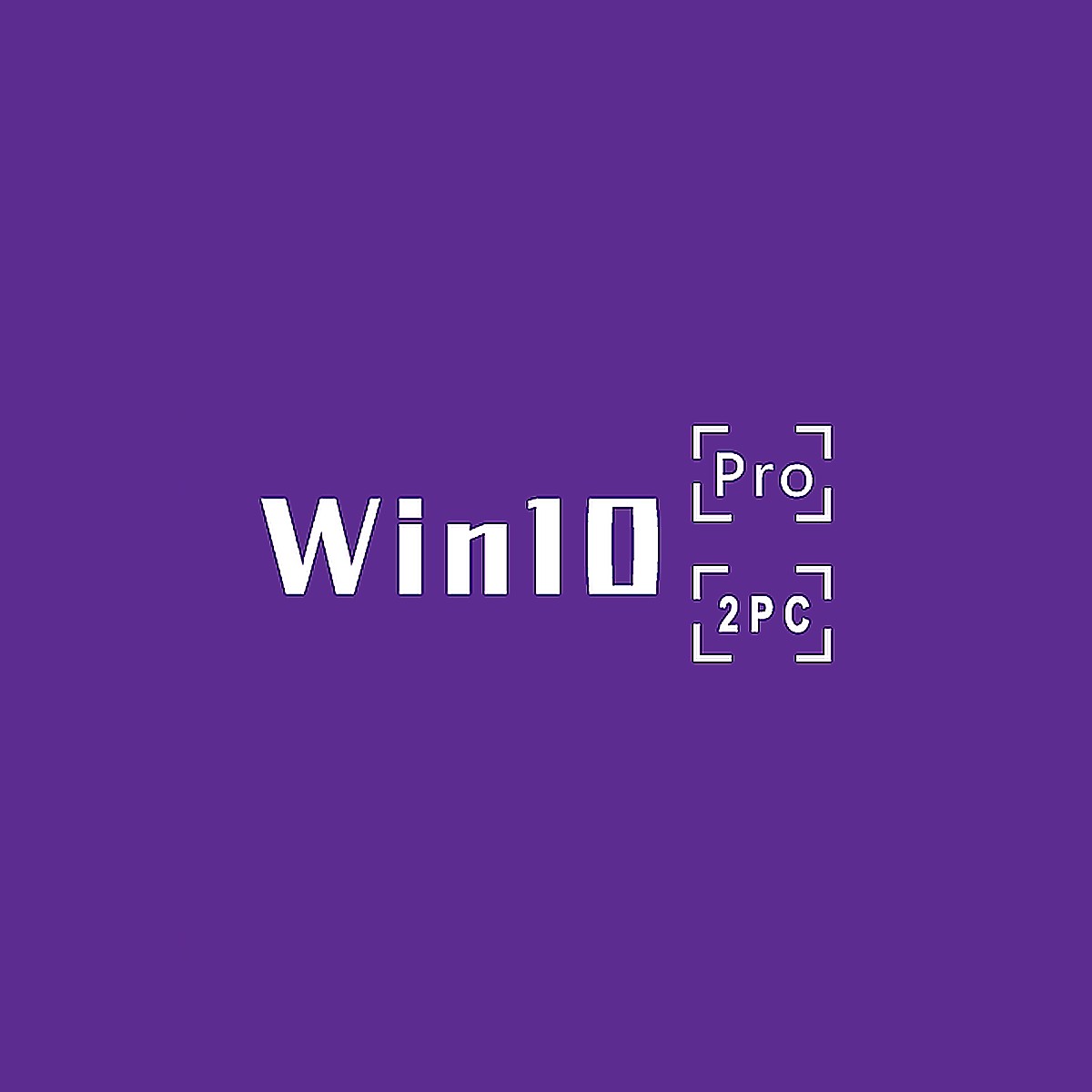 Microsoft Win 10 Pro Professional KEY (32/64 Bit) (2 PC) - Clés Officielles Boîte