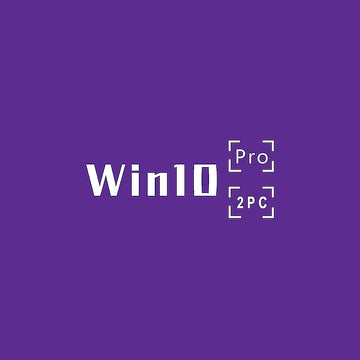 Microsoft Win 10 Pro Professional KEY (32/64 Bit) (2 PC) - Clés Officielles Boîte