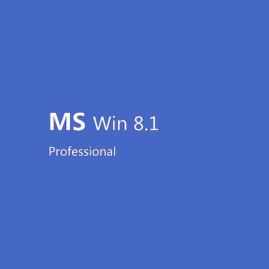 Microsoft Win 8.1 Pro Professional KEY (32/64 Bit) - Clés Officielles Boîte