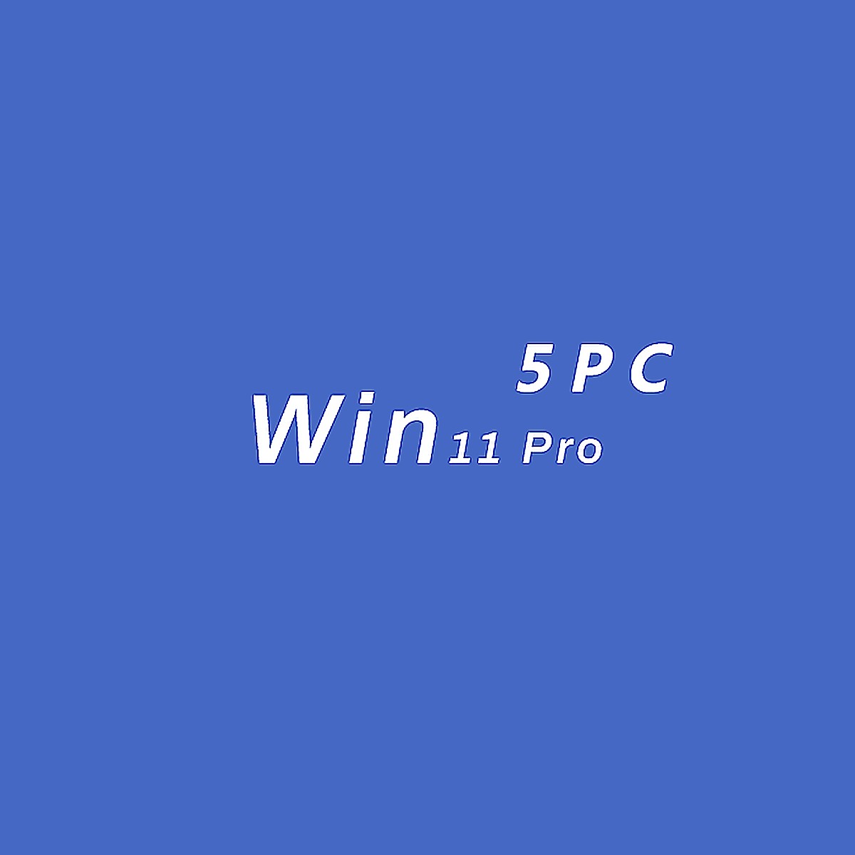 Microsoft Win 11 Pro OEM KEY GLOBAL(5PC) - Clés Officielles Boîte