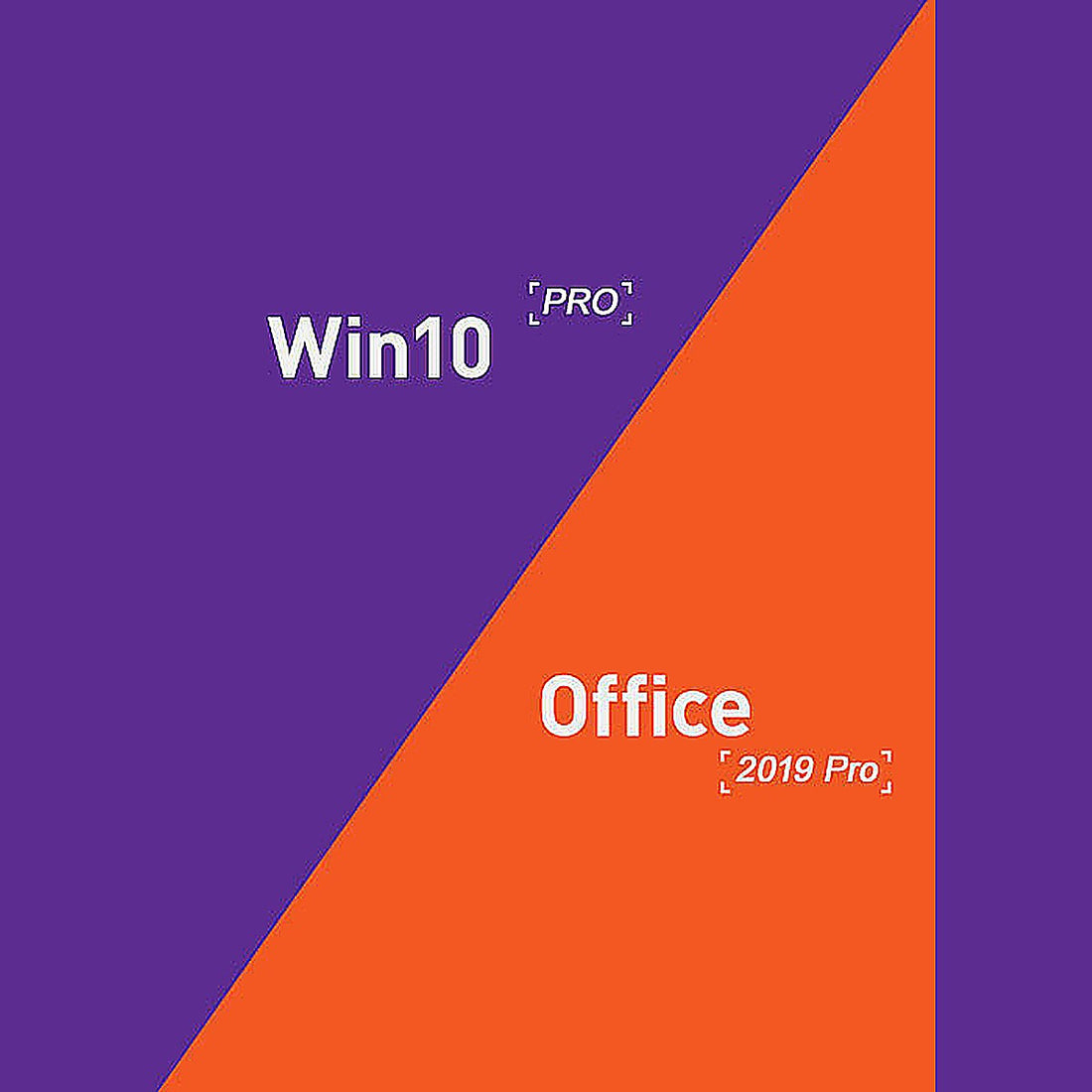 Pack Microsoft Windows 10 Pro OEM + Office 2019 Professionnel Plus - Licences Officielles Boîte