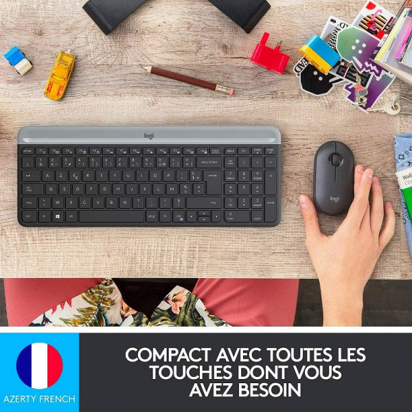 Logitech Desktop MK470 Sans-fil (AZERTY)
