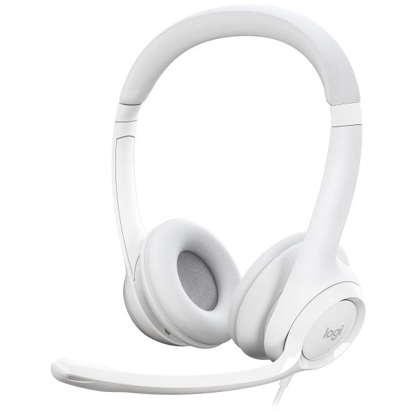 Logitech H390 USB Blanc