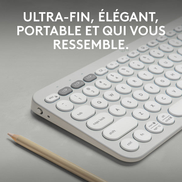 Logitech Pebble Keys 2 K380s (White)
