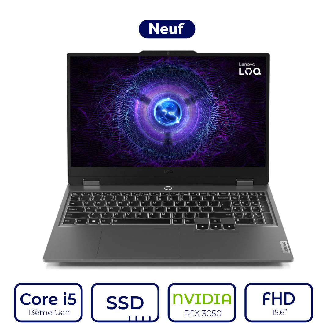 Lenovo LOQ 15IRX9 Intel Core i5 13ème Gen GeForce RTX 3050 6 Go