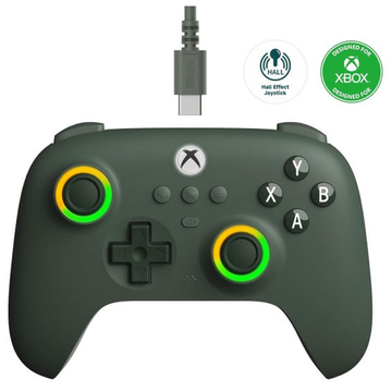 8BitDo Ultimate C Wired Controller Xbox/PC - Dark Green - Photo 1