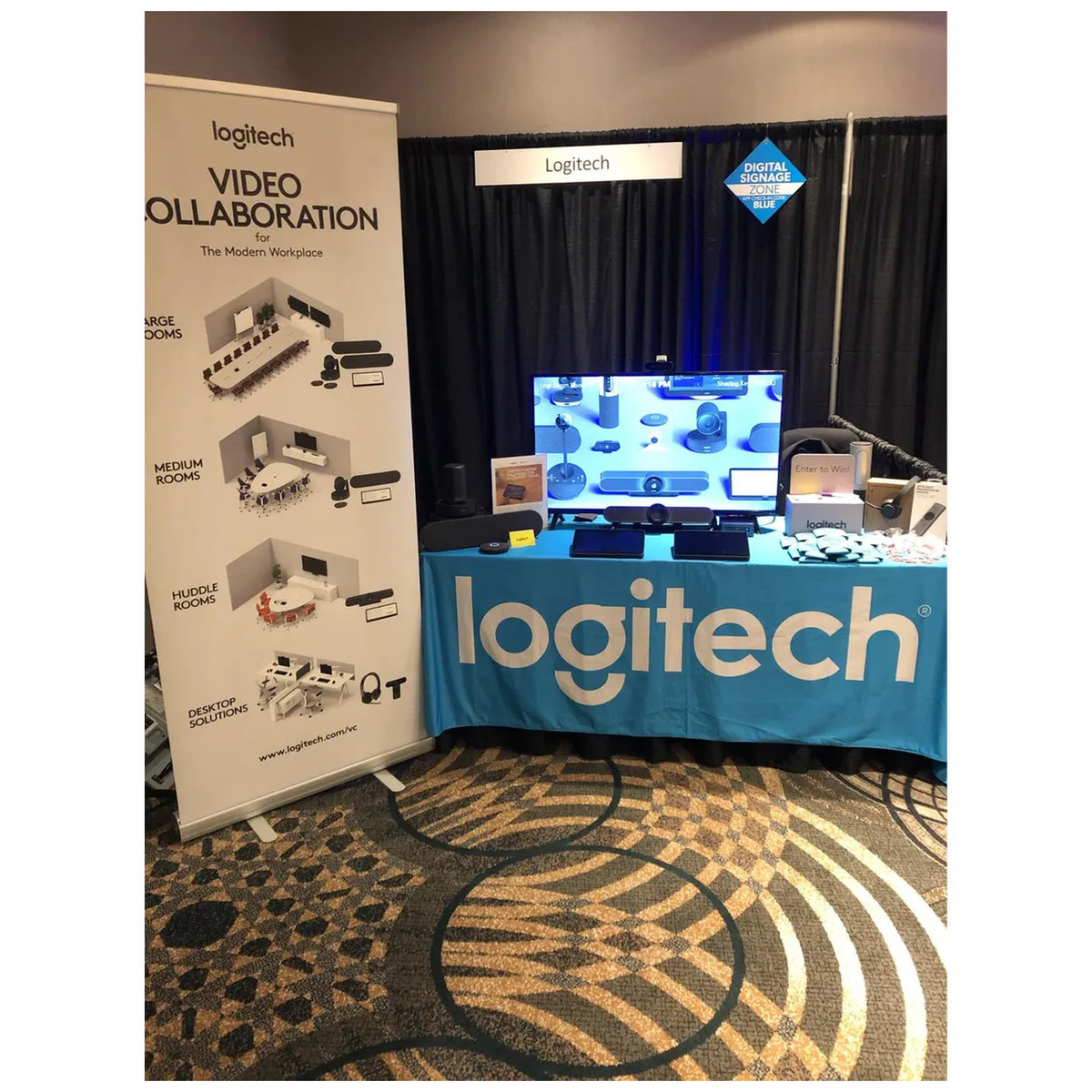 MAYDAN Accessoire Logitech Logitech Logitechvc Tap Table Mount - Photo 4