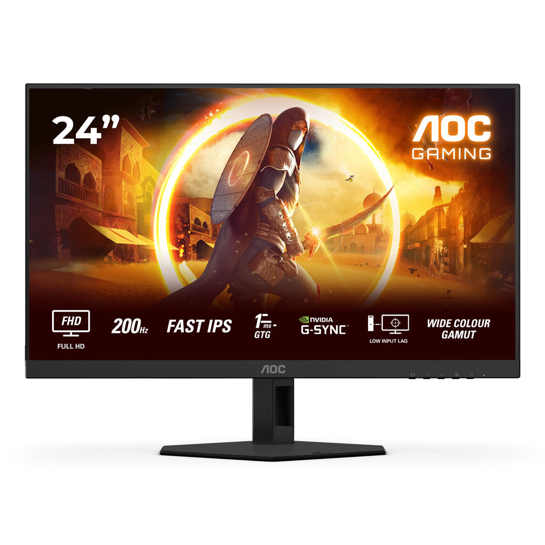 Moniteur AOC 24G4HRE Fast 23.8" FHD IPS 200Hz - Photo 1