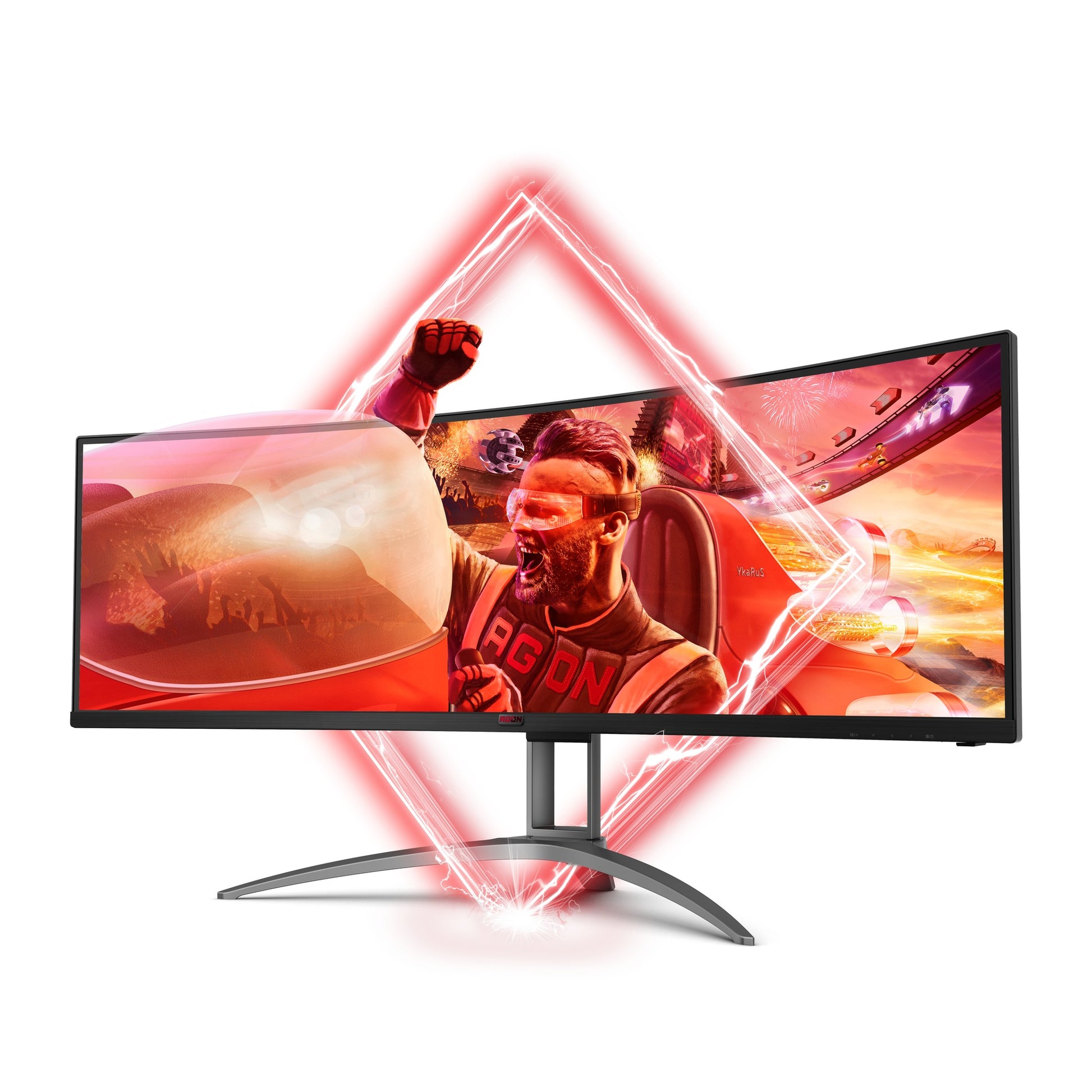 Moniteur AOC AGON AG493UCX2 DQHD 49" DQHD VA 165Hz - Photo 3