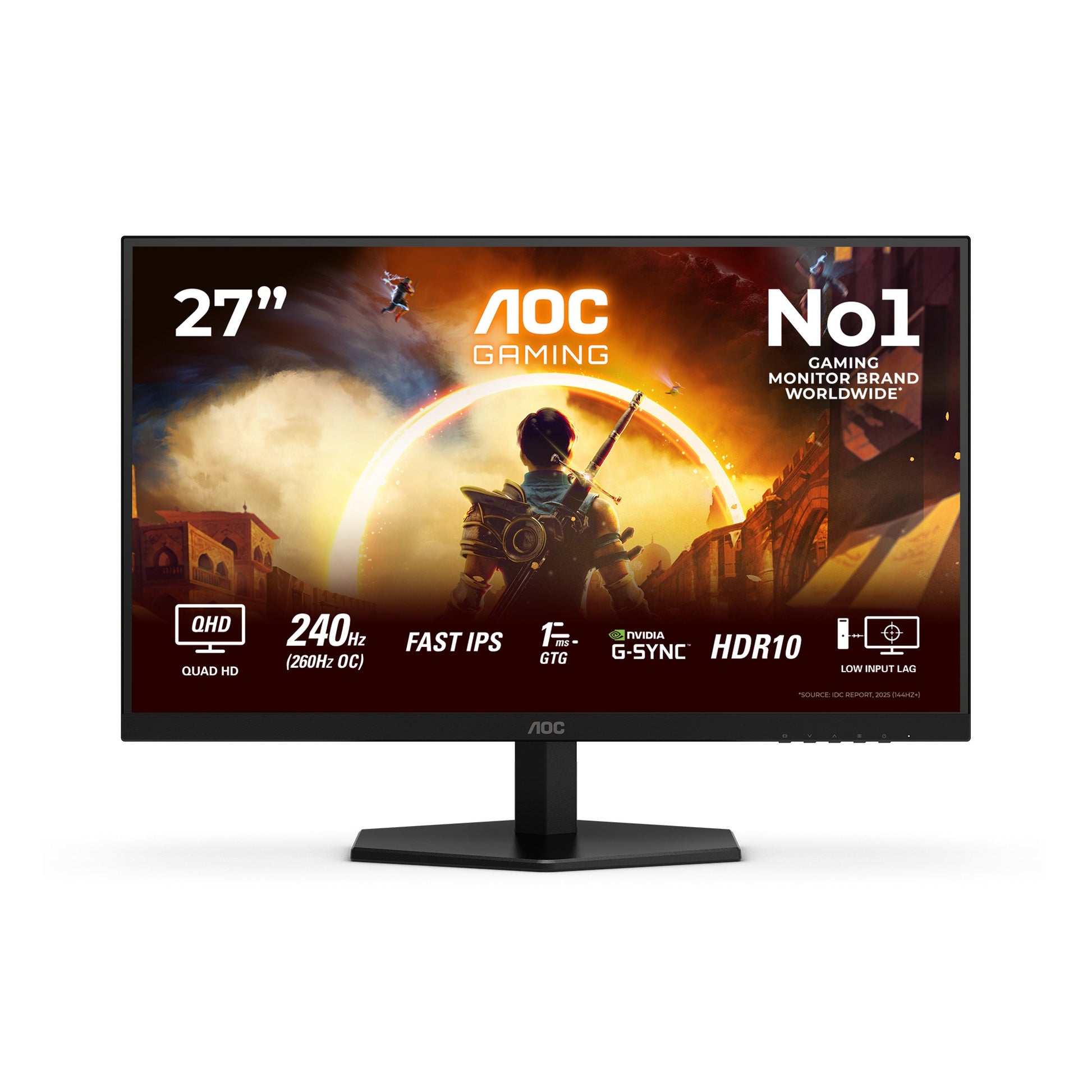 Moniteur AOC Q27G42ZE ( OC) Fast 27" QHD IPS 260Hz - Photo 1