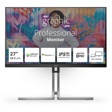 Moniteur AOC Graphic Pro Q27U3CV 2. 27" QHD IPS 75Hz - Photo 1
