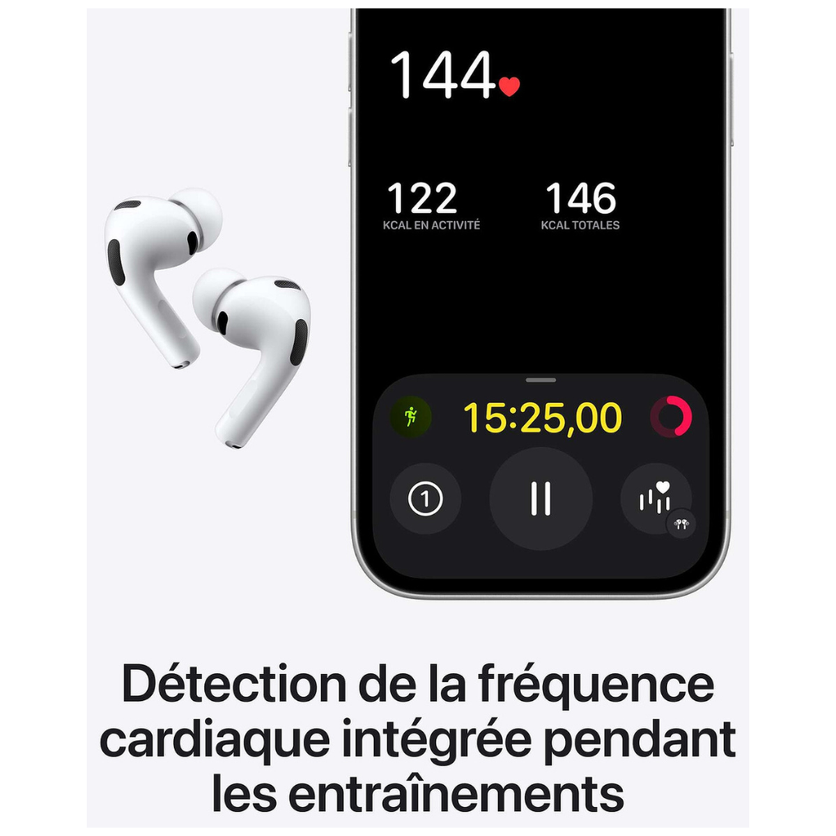 Apple AirPods Pro 3 avec Boîtier de charge MagSafe (USB-C) - Photo 3