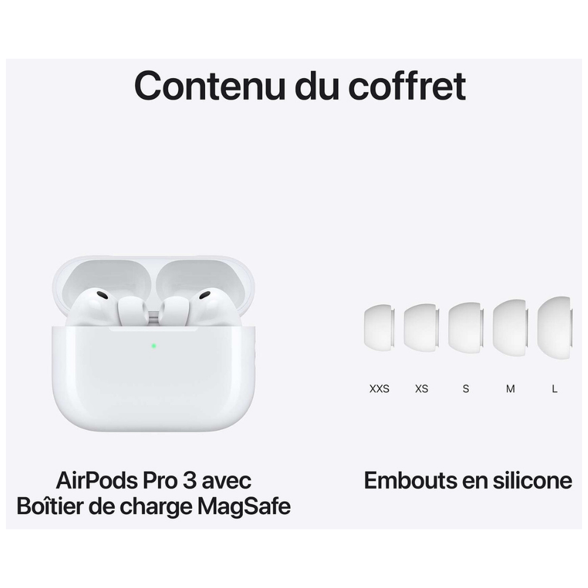 Apple AirPods Pro 3 avec Boîtier de charge MagSafe (USB-C) - Photo 5