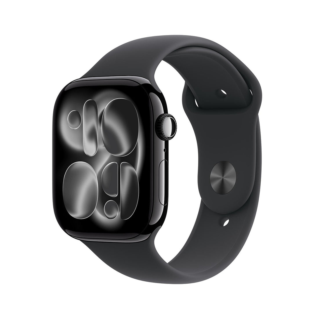 Apple Watch Series 11 GPS Aluminium 42mm - Jet Black bracelet Noir taille S/M - Maydan.ma