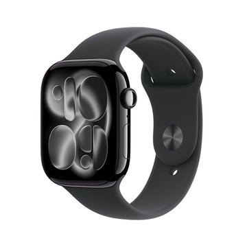 Apple Watch Series 11 GPS Aluminium 42mm - Jet Black bracelet Noir taille S/M - Maydan.ma