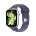 Apple Watch Series 11 GPS Aluminium 46mm - Argent bracelet Brume violette taille M/L - Maydan.ma