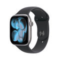 Apple Watch Series 11 GPS Aluminium 46mm - Gris sidéral bracelet Noir taille S/M - Maydan.ma