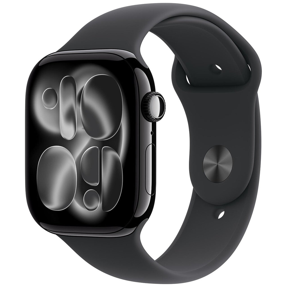Apple Watch Series 11 GPS Aluminium 42mm - Jet Black bracelet Noir taille S/M - Maydan.ma