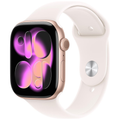 Apple Watch Series 11 GPS Aluminium 42mm - Or Rose bracelet Rose tendre taille S/M - Maydan.ma