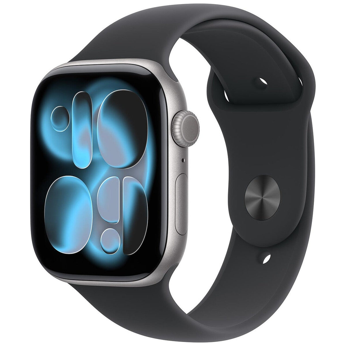 Apple Watch Series 11 GPS Aluminium 46mm - Gris sidéral bracelet Noir taille S/M - Maydan.ma