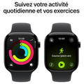 Apple Watch Series 11 GPS Aluminium 46mm - Or Rose bracelet Rose tendre taille S/M - Maydan.ma