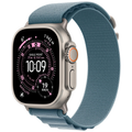 Apple Watch Ultra 3 GPS + Cellular 49 mm Titane naturel Boucle Alpine Bleu Clair Large - Maydan.ma