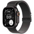 Apple Watch Ultra 3 GPS + Cellular 49 mm Titane noir Bracelet Milanais en titane Noir Medium - Maydan.ma
