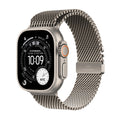 Apple Watch Ultra 3 GPS + Cellular 49 mm Titane naturel Bracelet Milanais en titane Naturel Large - Maydan.ma