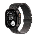 Apple Watch Ultra 3 GPS + Cellular 49 mm Titane noir Bracelet Milanais en titane Noir Small - Maydan.ma
