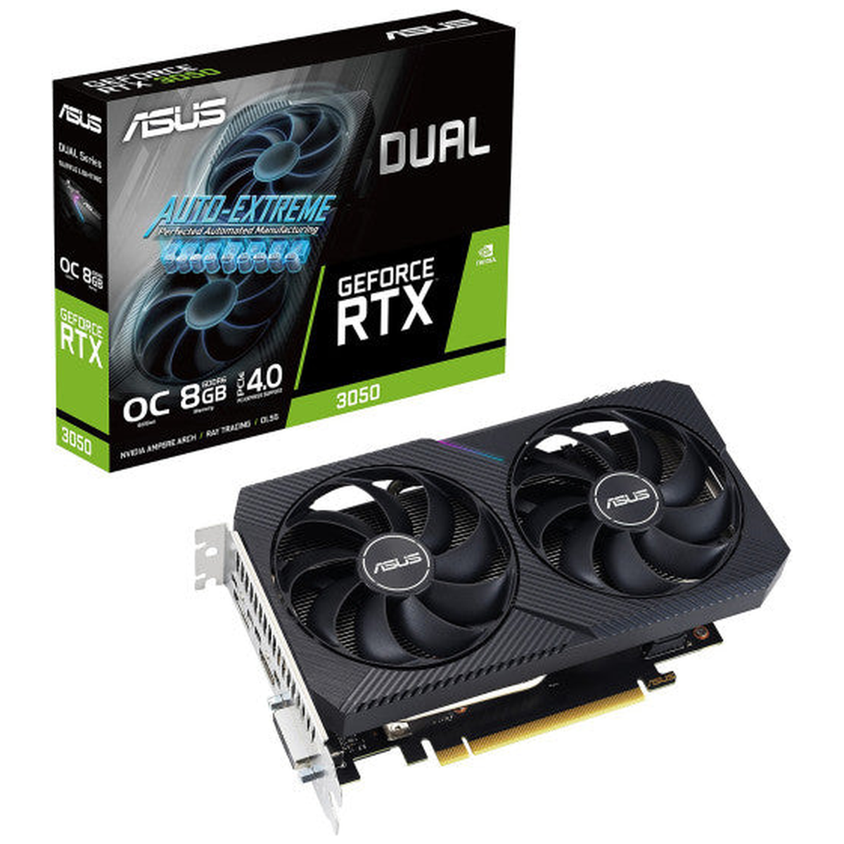ASUS DUAL GeForce RTX 3050 8GB V2 OC GDDR6