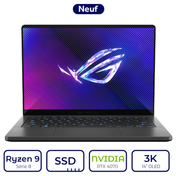 Asus ROG Zephyrus G14 403UI Q24W Ryzen 9 Série 8 RTX4070 | Prix Maroc