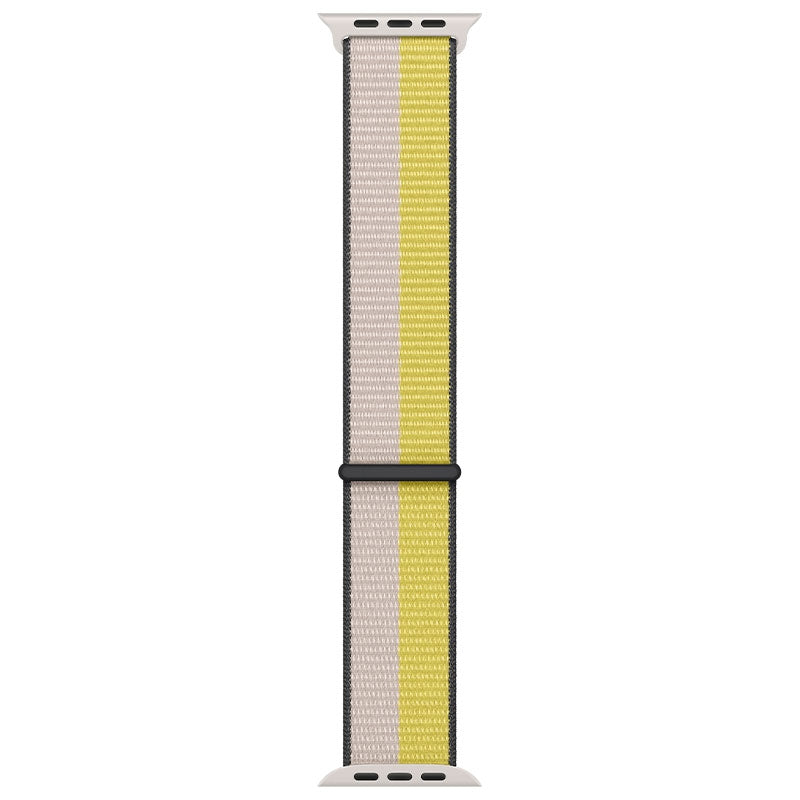 Bracelet Boucle Sport Apple Watch Lait d'avoine / Citron 41 mm hero - Maydan.ma