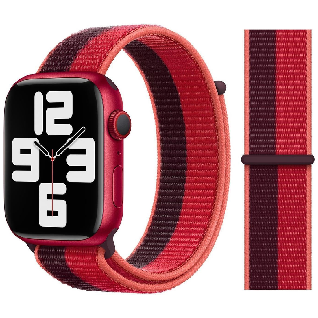 Bracelet Boucle Sport Apple Watch (PRODUCT)RED 41 mm hero - Maydan.ma