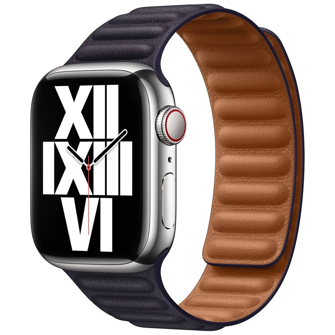 Bracelet Leather Link Apple Watch Encre 41 mm - M/L hero - Maydan.ma