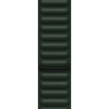 Bracelet Leather Link Apple Watch Vert Séquoia 38/40/41 mm - M/L hero - Maydan.ma