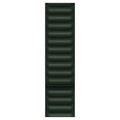 Bracelet Leather Link Apple Watch Vert Séquoia 41 mm - S/M hero - Maydan.ma