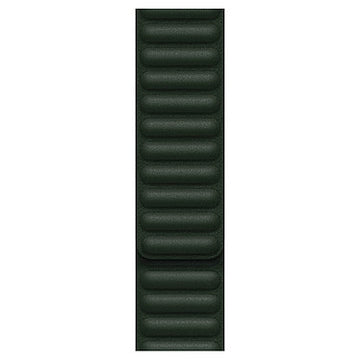 Bracelet Leather Link Apple Watch Vert Séquoia 41 mm - S/M hero - Maydan.ma