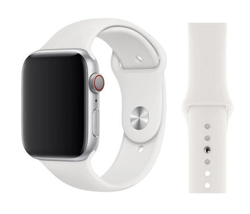 Bracelet Sport Apple Watch Blanc 45 mm - S/M et M/L hero - Maydan.ma