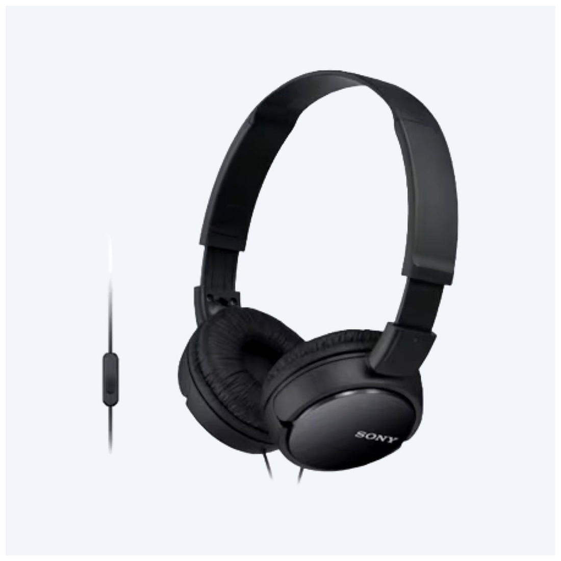 Casque Sony MDR-ZX110AP noir avec micro et jack 3,5 mm