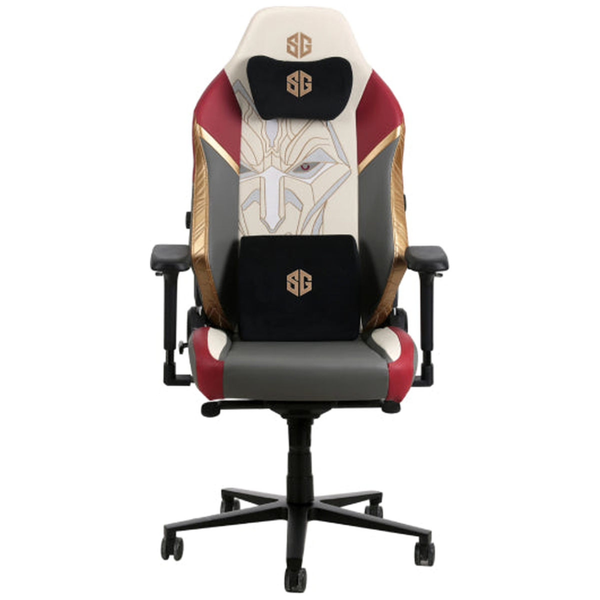 Chaise Gamer SG Racer Log Gris Rouge Terne Maroc