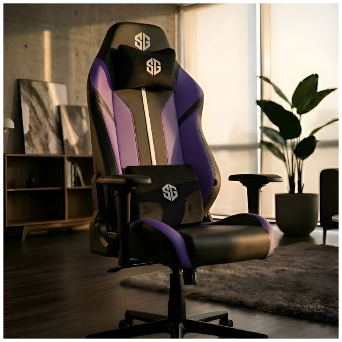 Chaise SG Racer Milky Way Noir Violet Maroc