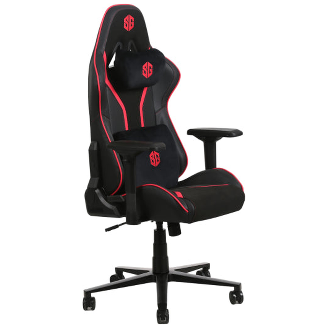 Chaise SG Racer SG1-Strix Noir Rouge Maroc