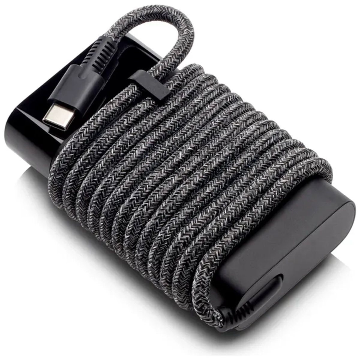 Chargeur PC Portable HP Original 65W USB-C - Format Savon avec Câble Tressé - Occasion - Photo 2