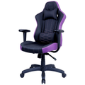 Chaise Cooler Master Caliber E1 Purple - Vue de trois-quarts - Maydan.ma