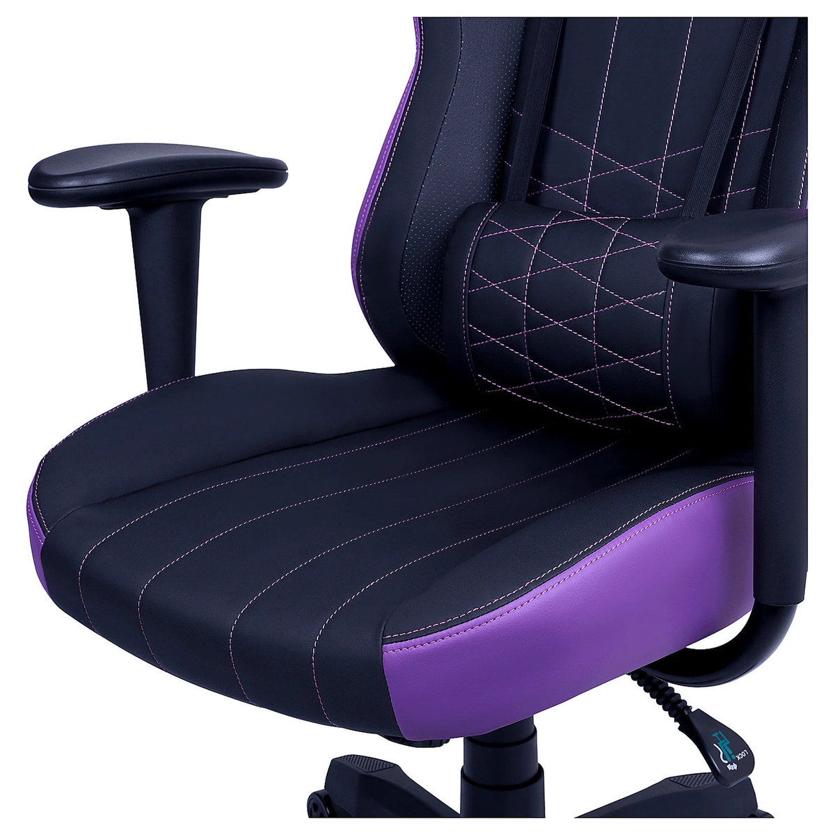 Chaise Cooler Master Caliber E1 Purple - Detail assise - Maydan.ma