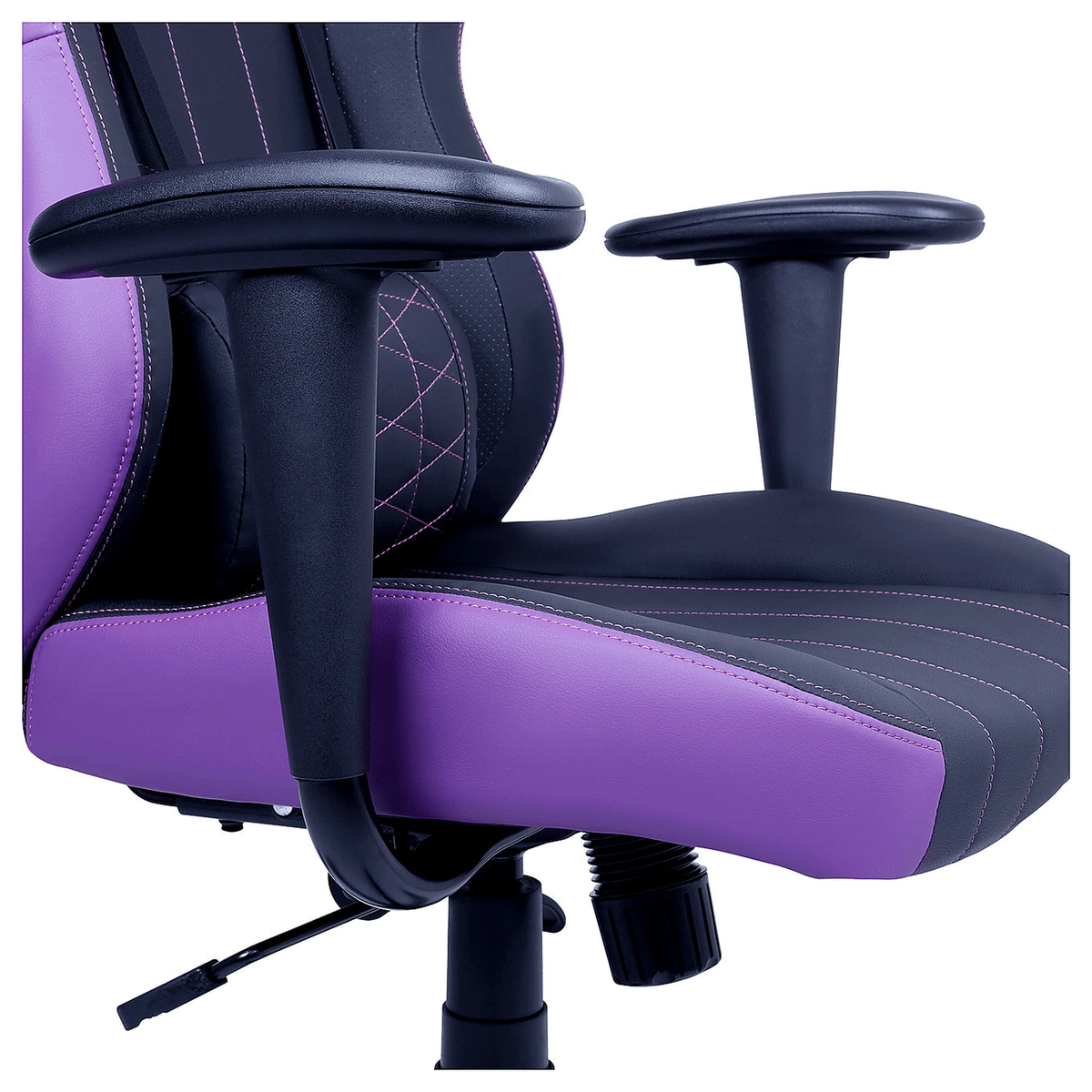 Chaise Cooler Master Caliber E1 Purple - Detail accoudoirs - Maydan.ma