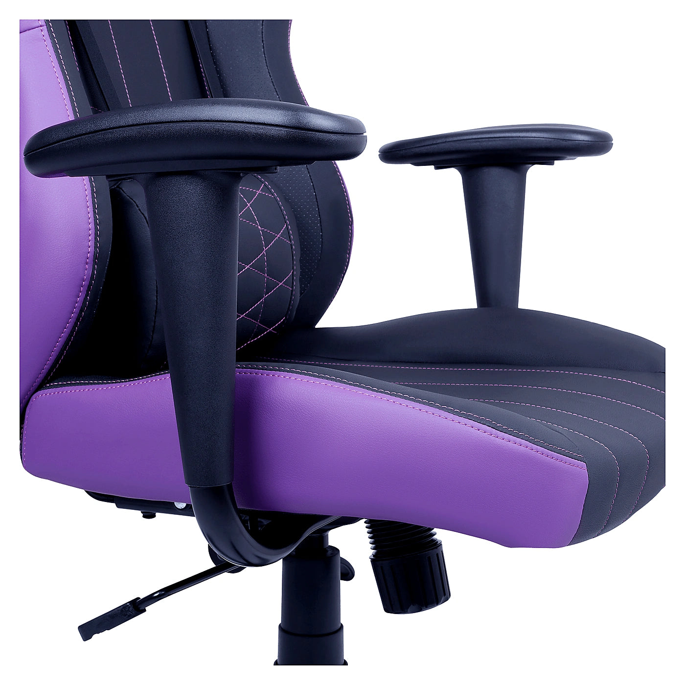 Chaise Cooler Master Caliber E1 Purple - Detail accoudoirs - Maydan.ma