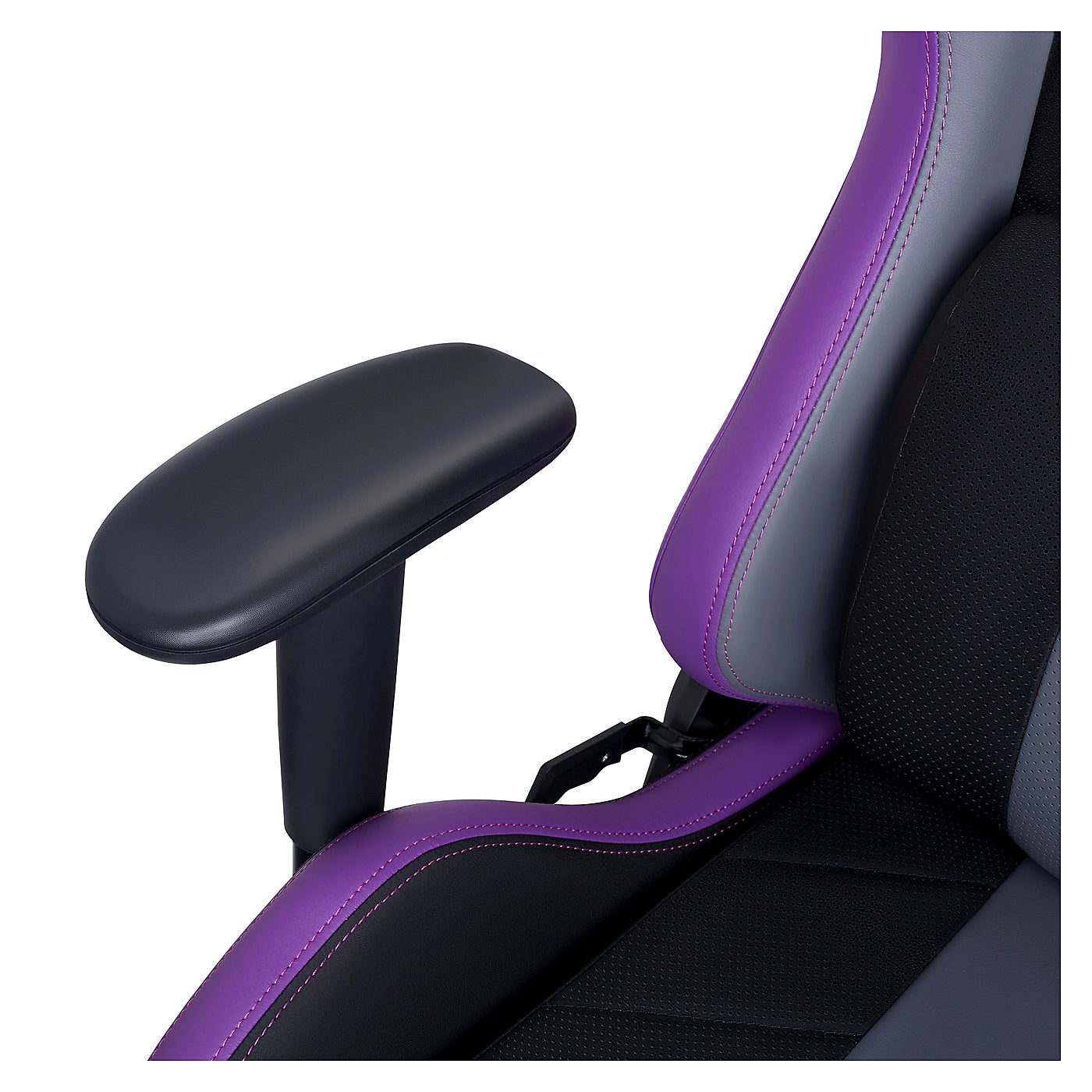 Chaise Cooler Master Caliber R3 Purple - Detail finition - Maydan.ma