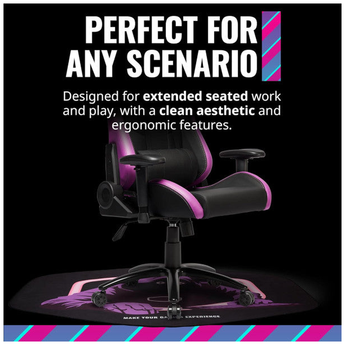 Cooler Master FM510H Gaming Chair Floor Mat - Photo 3