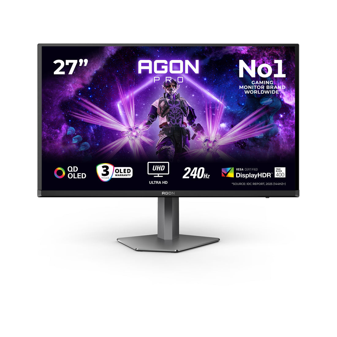Moniteur AOC AGON PRO AG276UZD QD 26.5" UHD OLED 240Hz - Photo 1